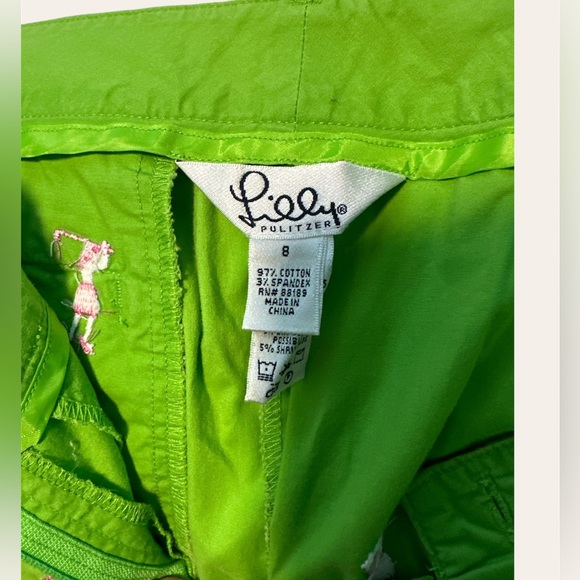 Lilly Pulitzer Embroidered Golf Capri Pant - Picture 2 of 5